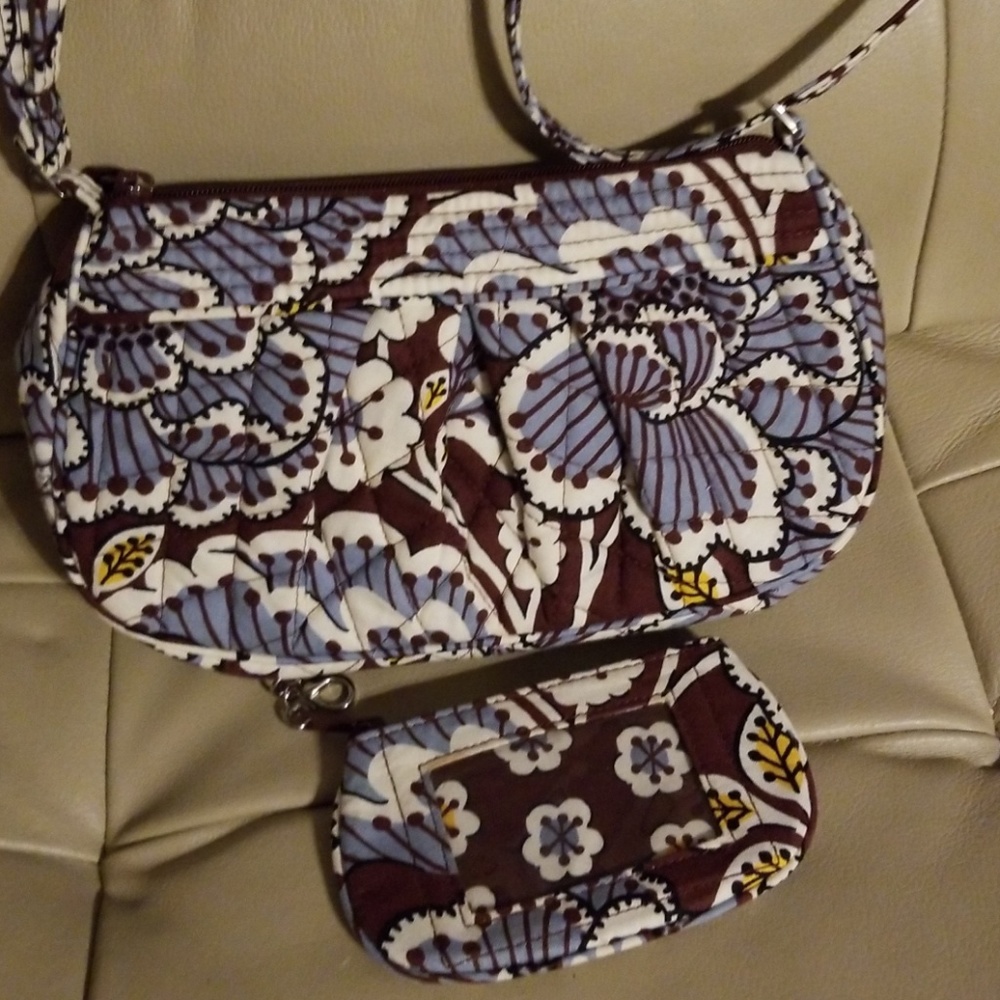 NWOT slate blooms Vera Bradley 2pc.